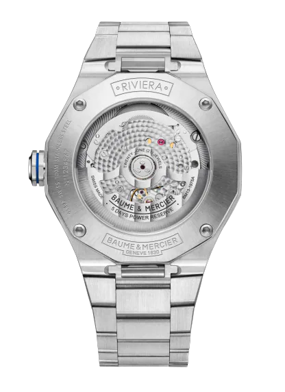 Baume et Mercier Automatic Blue Dial Riviera 10616 42mm Mens Watch M0A10616