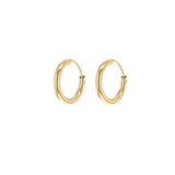 9ct Gold 13.5mm Hoop Earrings