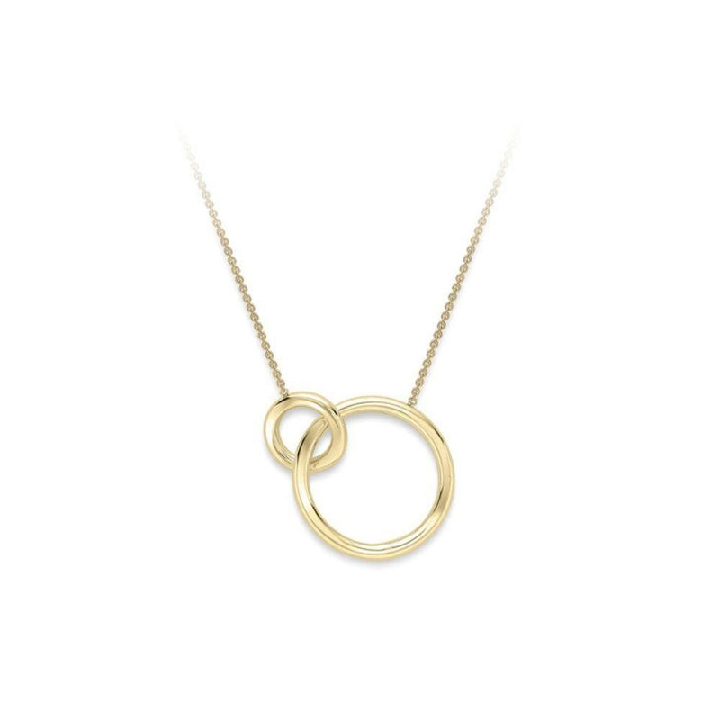 9ct Gold Open Circles Necklace