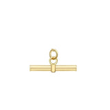 9ct Gold 20mm T-Bar Pendant