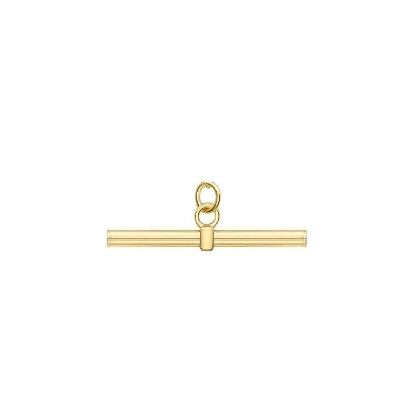 9ct Gold 30mm T-Bar Pendant