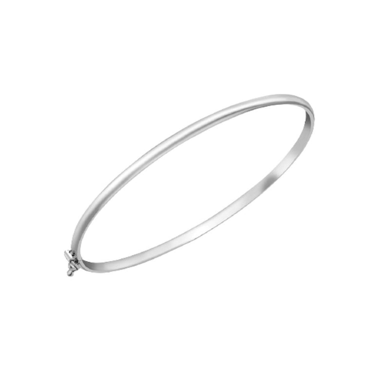 9ct Gold Narrow Tube Bangle