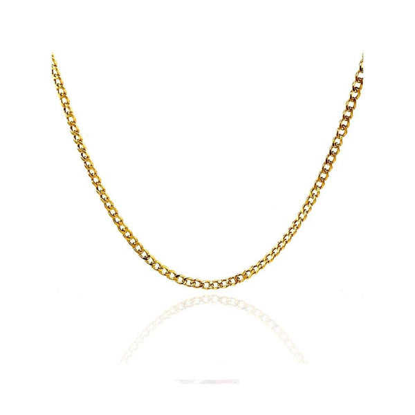 9ct Gold 18 Inch Hollow Curb Link Chain