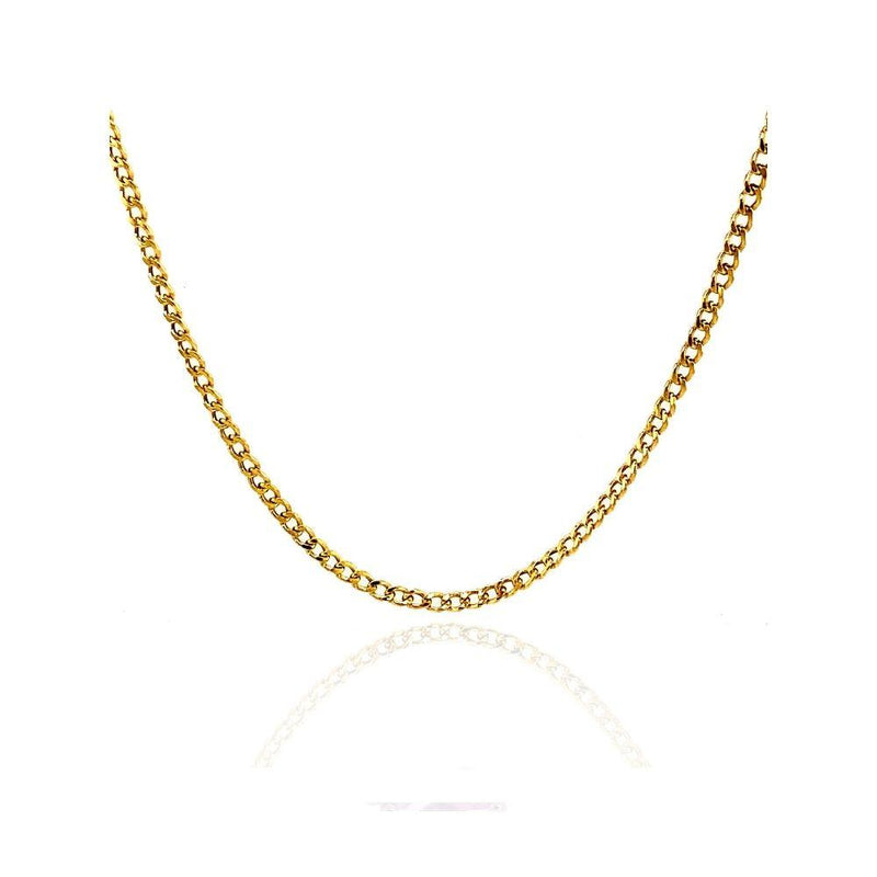 9ct Gold 20 Inch Hollow Curb Link Chain
