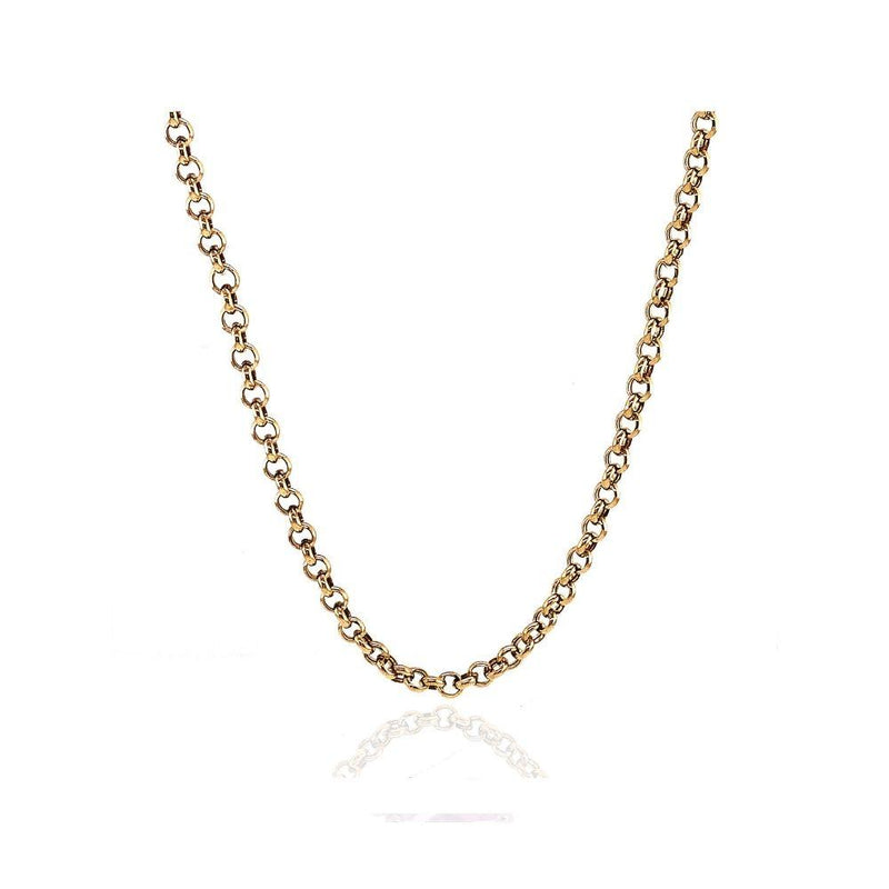 9ct Gold 20 Inch Hollow Belcher LinkChain