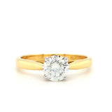 18ct Gold 0.84ct Diamond Solitaire Engagement Ring