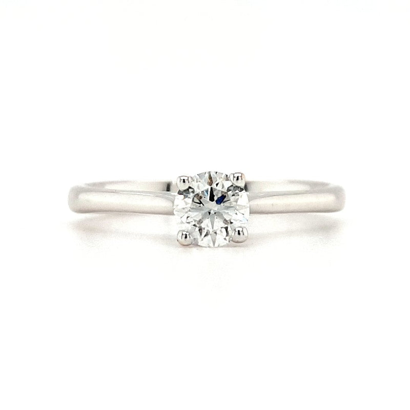 18ct White Gold 0.40ct Diamond Solitaire Engagement Ring