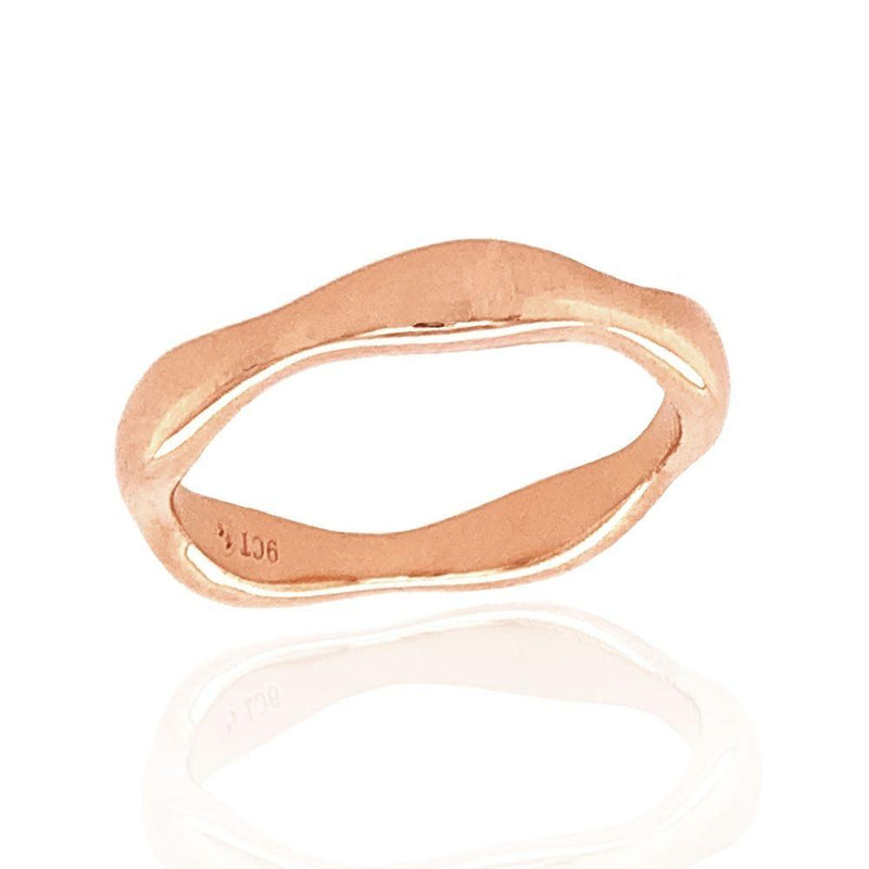 9ct Gold Bone Ring