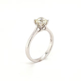 18ct White Gold 1.0ct Diamond Solitaire Engagement Ring