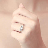 Carat London 9ct Gold Three Stone Ring