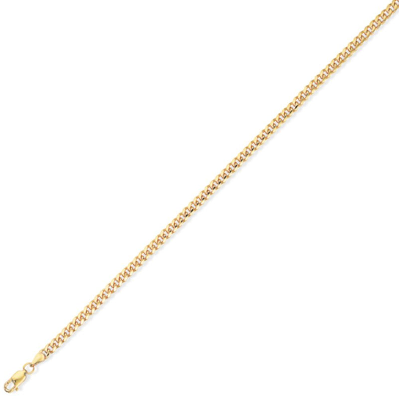 9ct Gold 20" Bombe Curb Chain