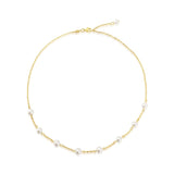 9ct Gold Cultured Pearl 16" Necklace