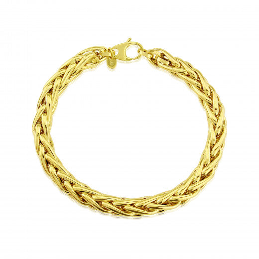 9ct Gold 7.5" Palmier Bracelet