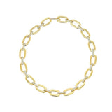 9ct Gold and Diamond Bracelet 