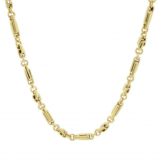 9ct Gold Long and Short Knot 18" Necklace