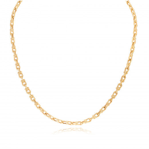 9ct Gold 17" Link Necklace