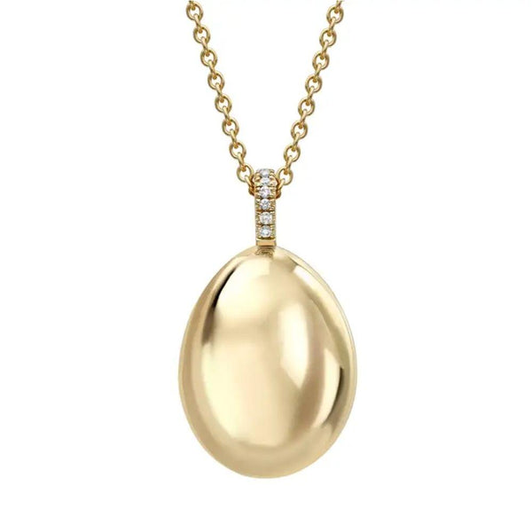 Fabergé Essence 18ct Gold Egg Necklace 409FP925/61