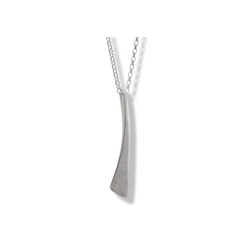 Seamus Gill Flow Long Silver Necklace
