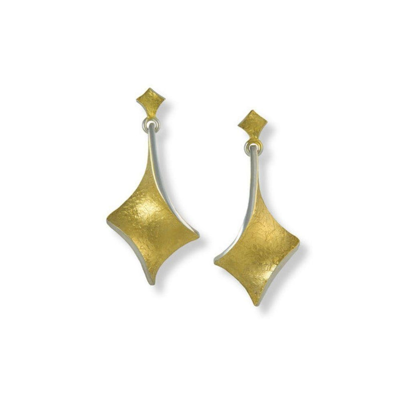 Seamus Gill Golden Twist Drop Earrings