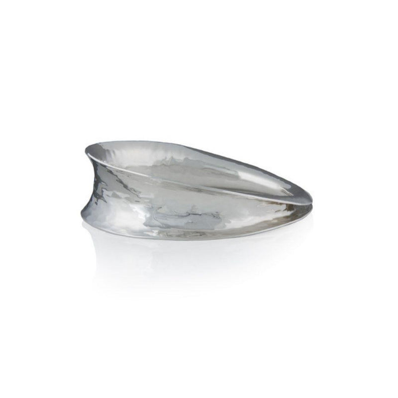 Seamus Gill Silver Twist Oval Bangle 