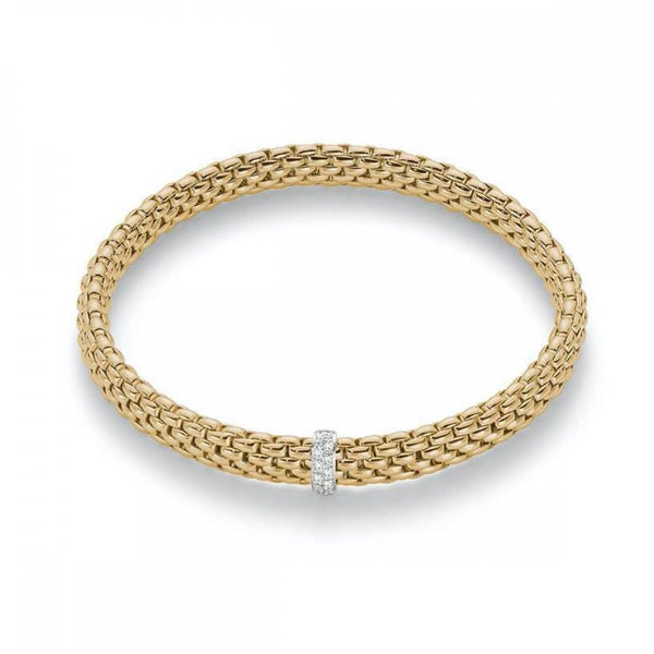 FOPE Vendome 18ct Yellow Gold Diamond Bracelet 560B BBRM