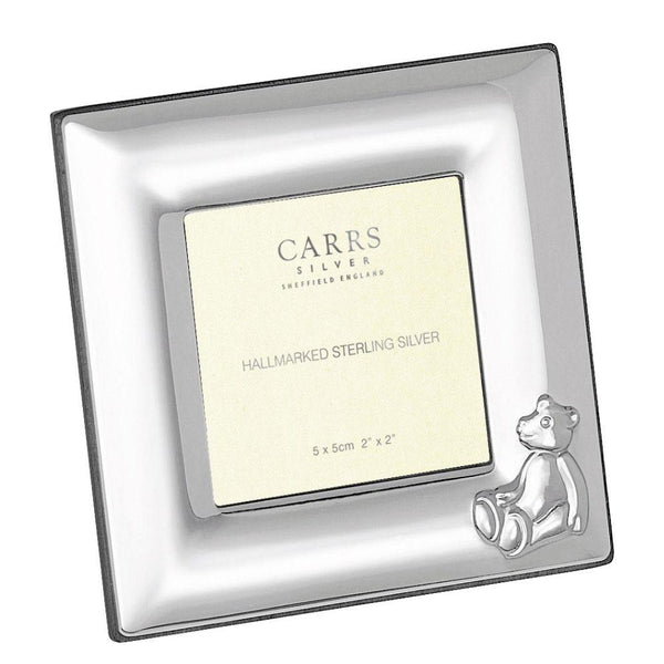 Sterling Silver Teddy Baby Photo Frame