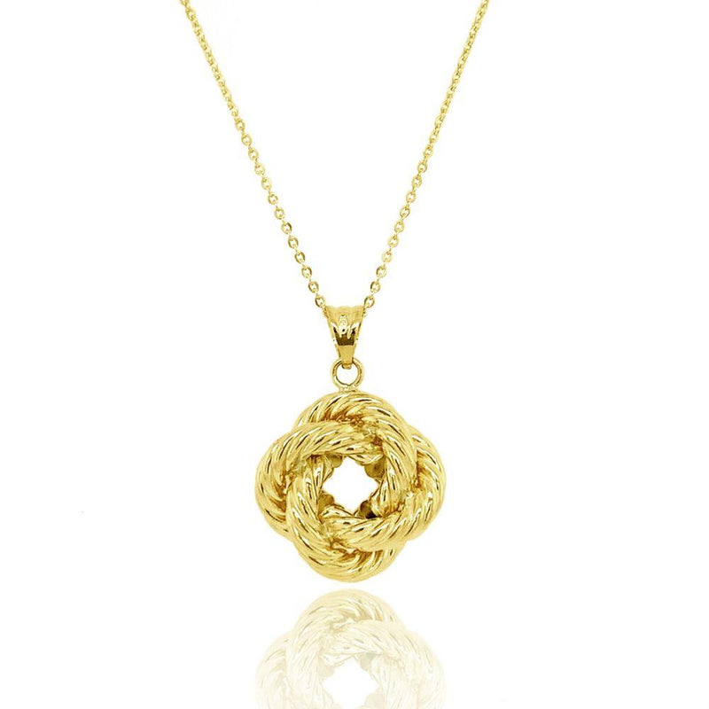 9ct Gold Knot Necklace 