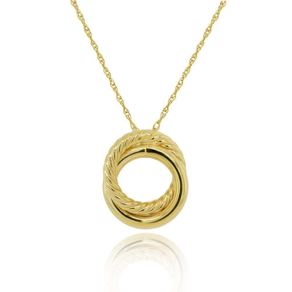 9ct Gold Rope Link Necklace 