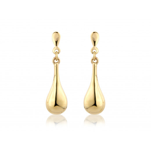 9ct Gold Drop Earrings 