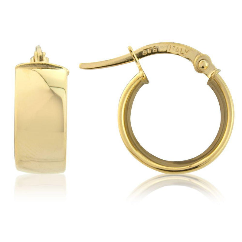 9ct Gold Hoop Earrings