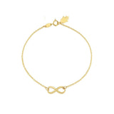 9ct Gold Infinity Knot Bracelet