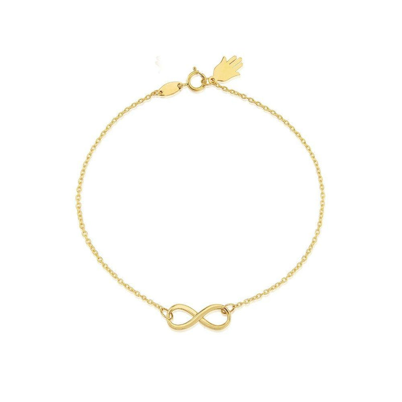 9ct Gold Infinity Knot Bracelet