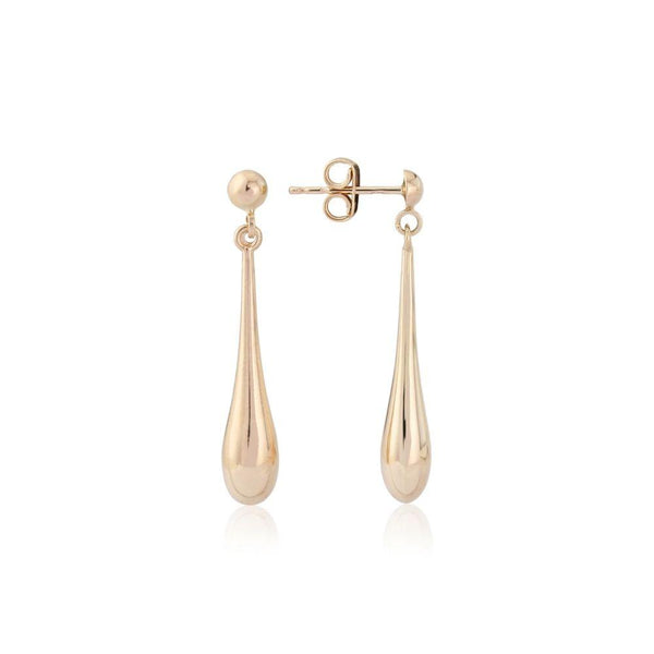 9ct Rose Gold Drop Earring