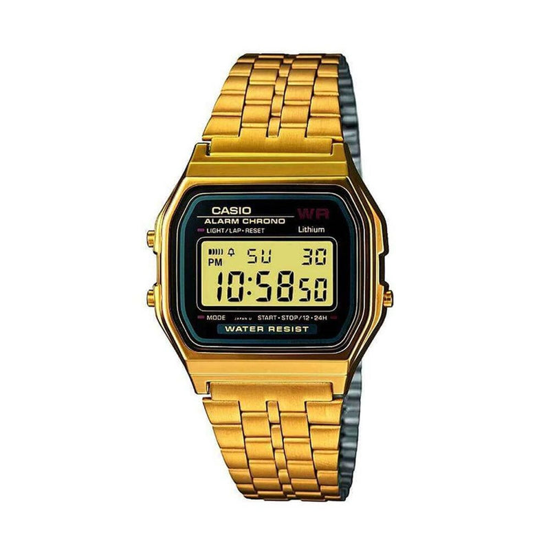 Casio Vintage Retro Gold Digitial Watch A159WGEA-1EF