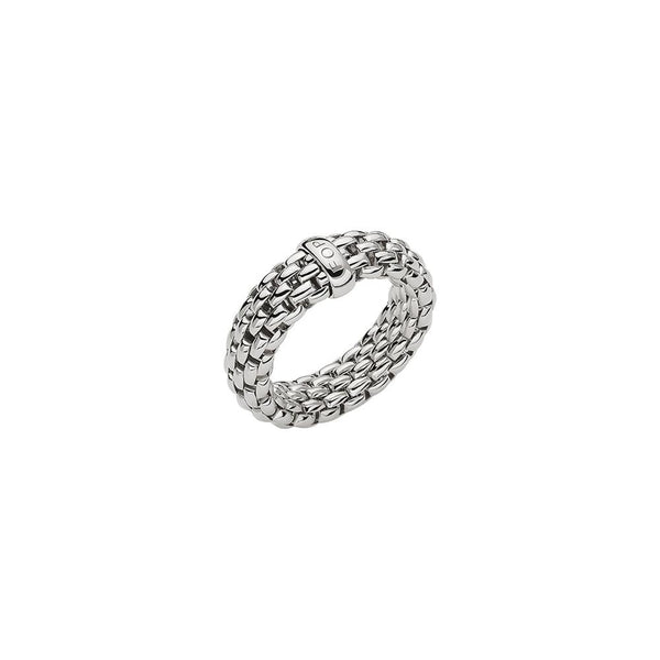 FOPE Essentials Flex'it 18ct White Gold Ring AN559M_B
