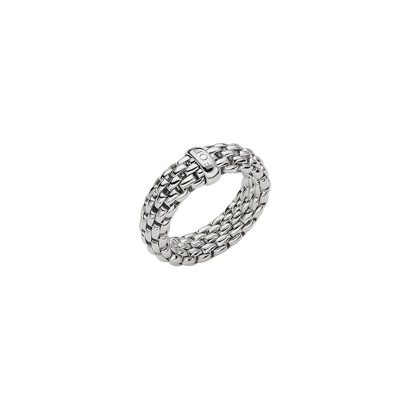 FOPE Essentials Flex'it 18ct White Gold Ring AN559M_B