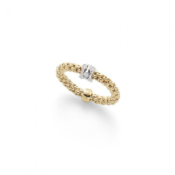 FOPE Flex'it Prima 18ct Yellow Gold Ring  AN748 BBRM