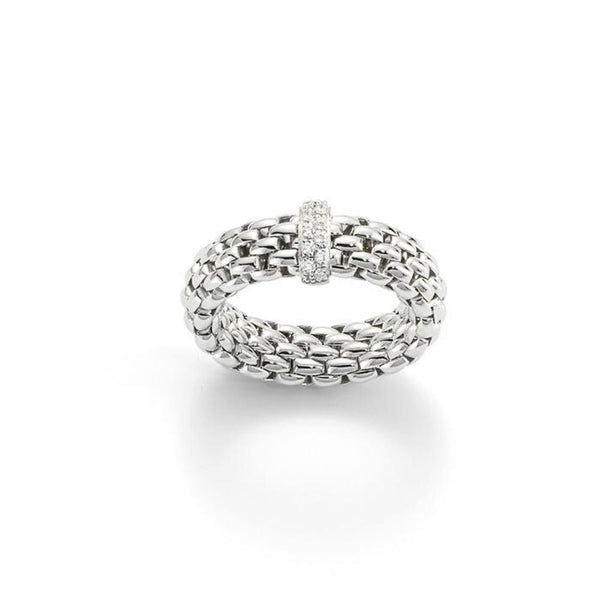 FOPE Vendome 18ct White Gold Ring AN559 BBRM