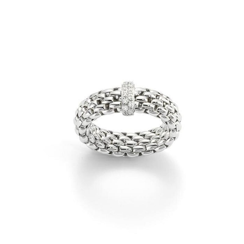 FOPE Vendome 18ct White Gold Ring AN559 BBRM