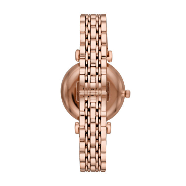 Emporio Armani Gianni T-Bar Rose Gold 32mm Ladies Watch AR11244
