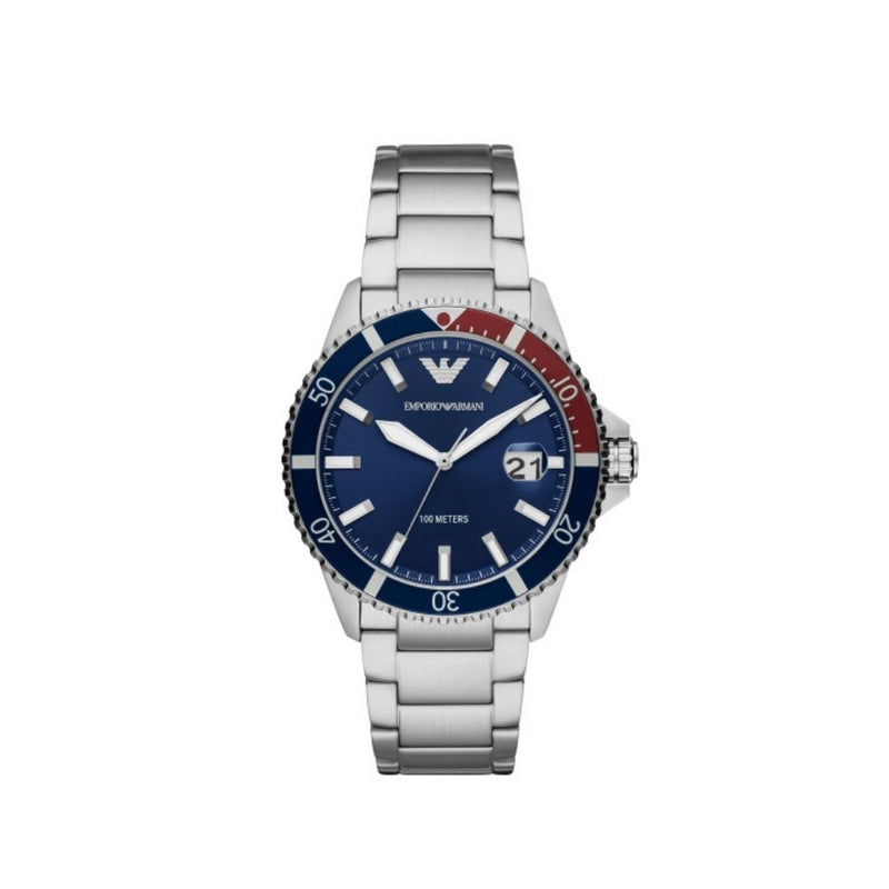 Emporio Armani Diver Blue Dial Watch AR11210