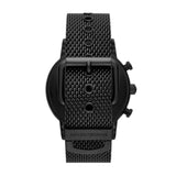 Emporio Armani Luigi Black Steel 46mm Mens Watch AR11470