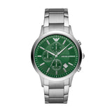 Emporio Armani Renato Green Dial Steel 43mm Mens Watch AR11507