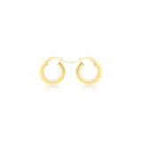 9ct Gold 18mm Creole Hoop Earrings