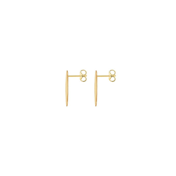9ct Gold Oval Stud Earrings