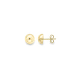 9ct Gold Diamond Cut Stud Earrings