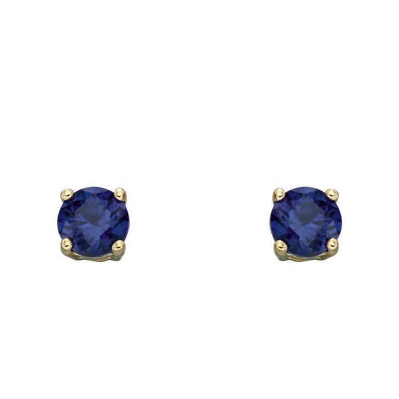 9ct Gold September Birthstone Earrings