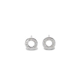 Enibas Croí álainn Sterling Silver Stud Earrings