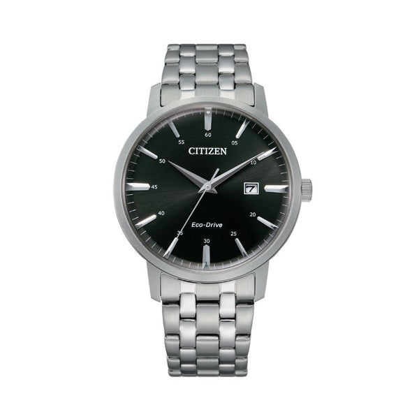 Citizen Eco-Drive Classic Chandler Black Leather Watch 