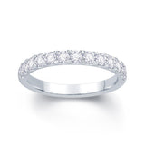 18ct White Gold Round Split Claw 0.58ct Diamond Ring